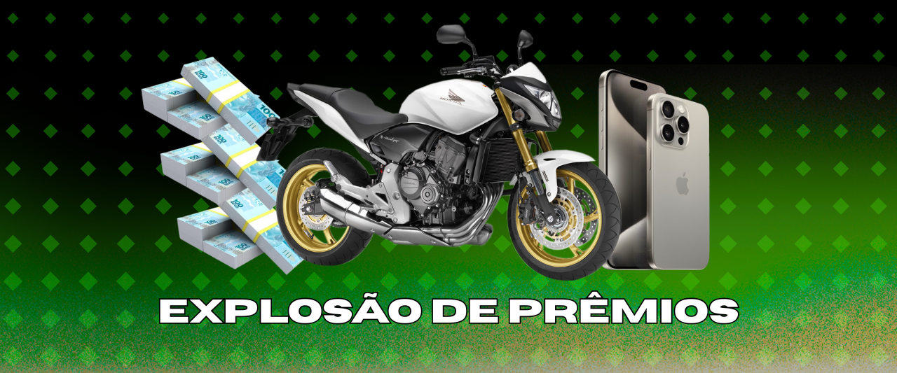 EXPLOSÃO DE PRÊMIOS - R$100,00 - PRÊMIOS DE ATÉ R$45.000,00